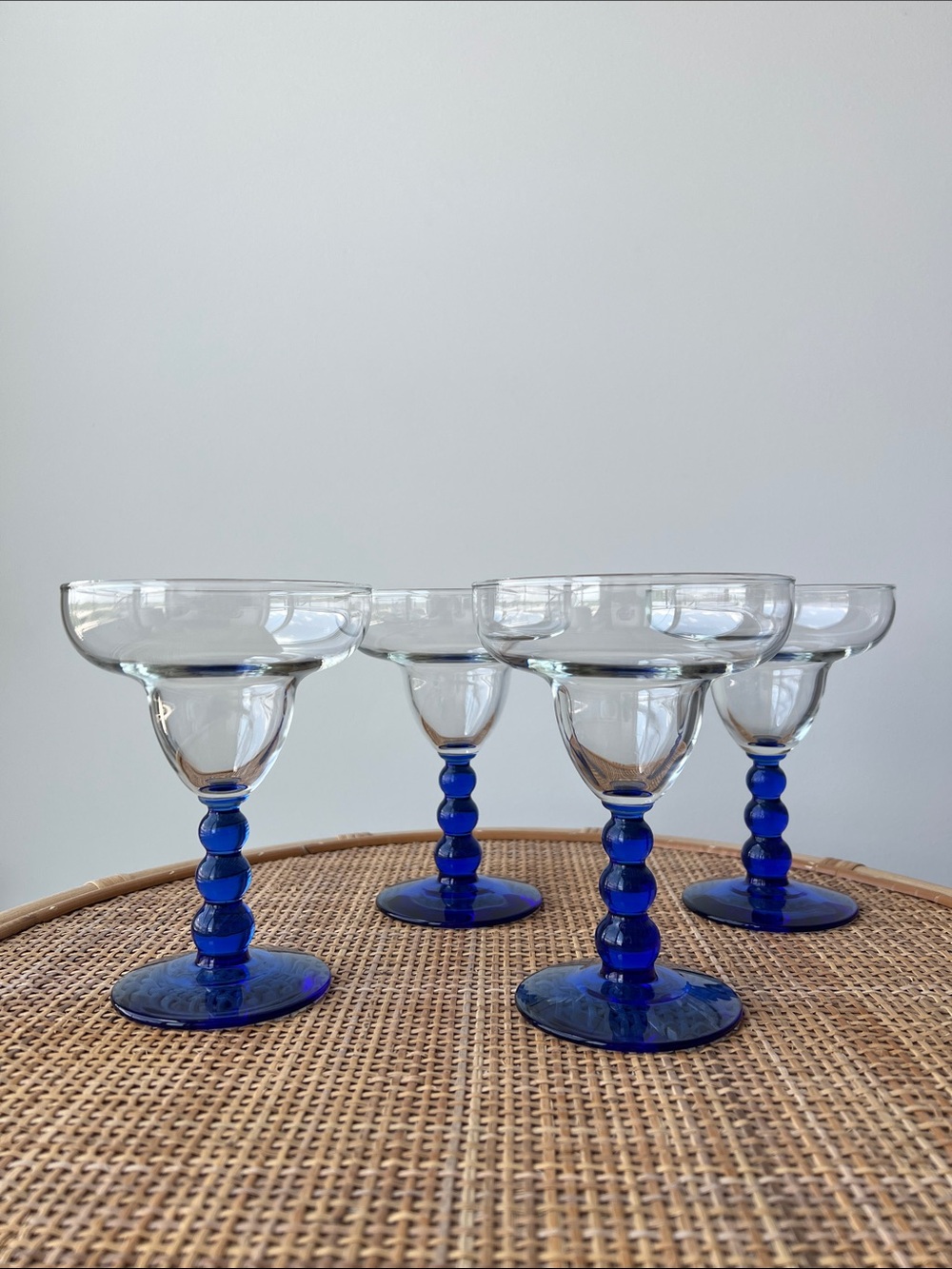 Vintage Libbey Metropolis Margarita Glasses Set of 4